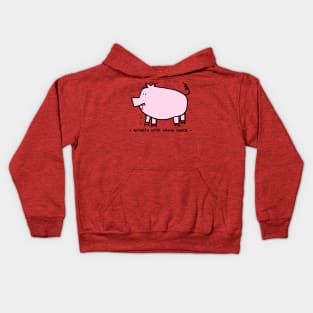 Animals with Sharp Teeth Halloween Horror Pig Kids Hoodie